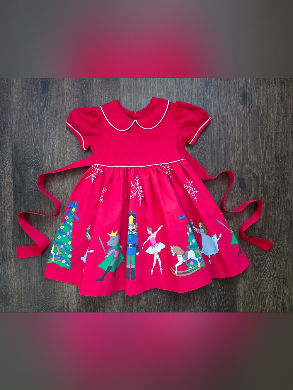 Eleanor Rose Dara red Nutcracker Christmas dress